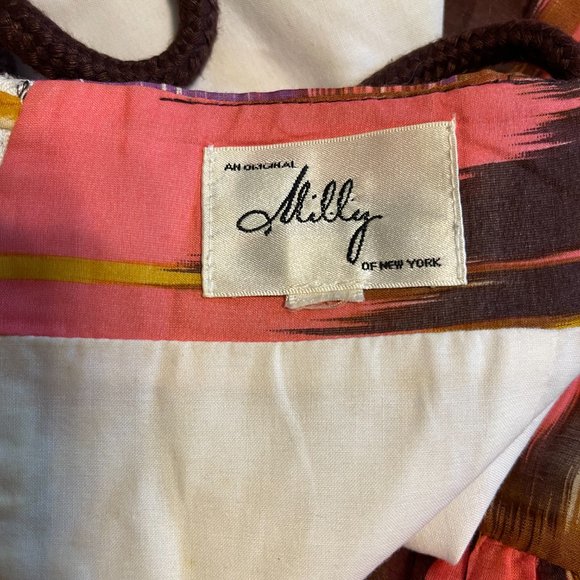 Vintage Milly multicolored sleeveless dress - Picture 5 of 8